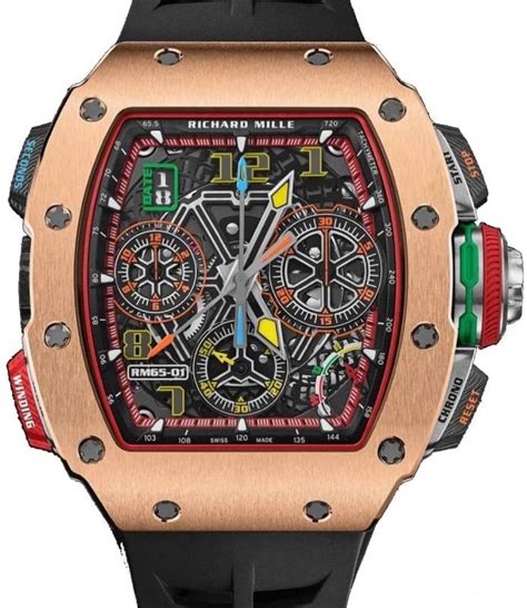 richard mille rm 65-01 gold|richard mille 65 01 manual.